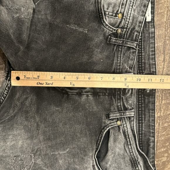 Jack & Jones Men's Slim Fit/Tim Distressed Jean Gray Wash Size 34x32 - Picture 4 of 10